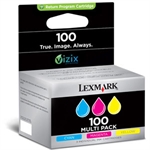 Afbeelding van Lexmark 100 3-Pack-3-colors (Lexmark 14N0849) | LEX14N0849